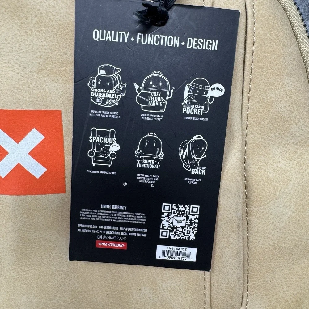 Sprayground brand new